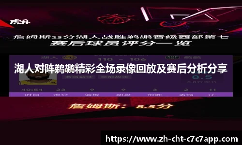 湖人对阵鹈鹕精彩全场录像回放及赛后分析分享